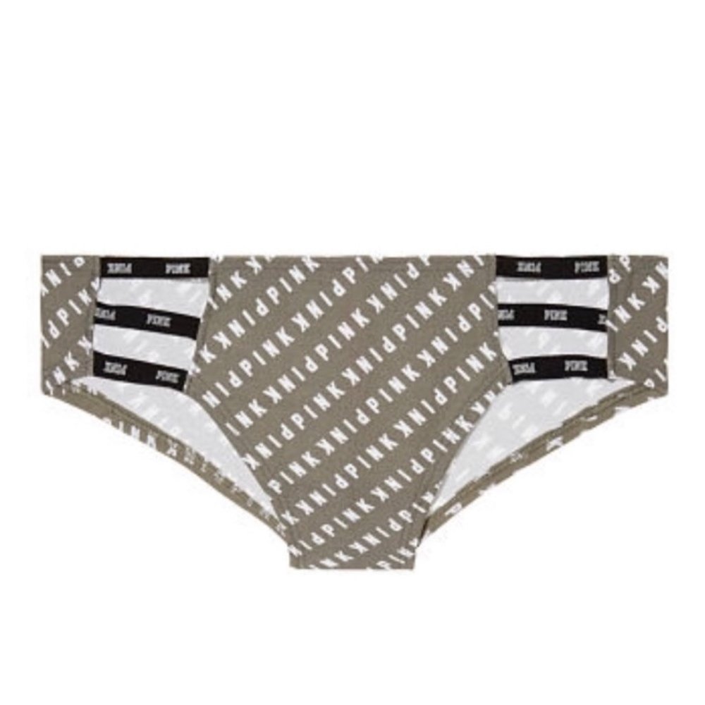 New Victoria’s Secret PINK Mini Logo Strappy Cheeky Panties - XSmall